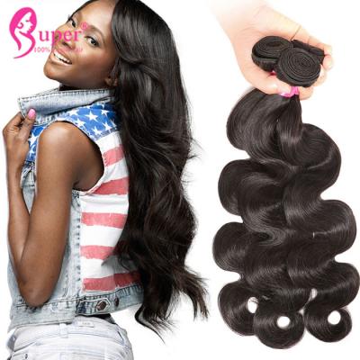 China Raw Indian Remy Hair Extensions / Natural Unprocessed Single Donor Virgin Body Wave for sale