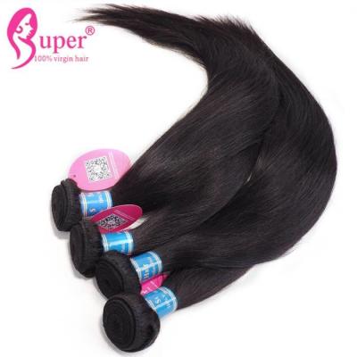 China Thickest Raw Virgin Mongolian Straight Hair Full Head Weave Texture 100g Weight for sale