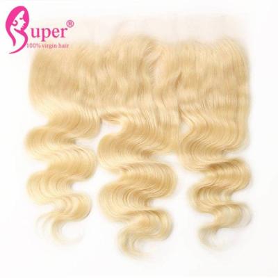 China Double Weft Blonde Brazilian Body Wave Sew In Remy Human Hair Bundles Extensions for sale