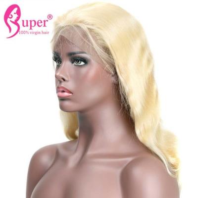 China Russian Blonde Ombre Hair Extensions Human Body Wave Gold Coast No Shedding for sale