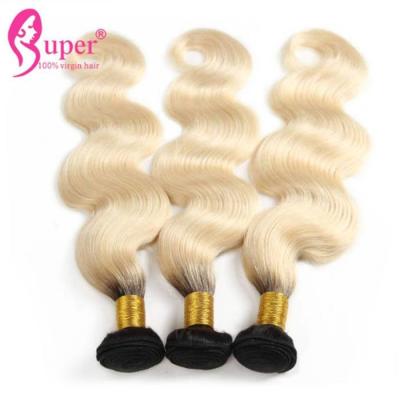 China 1b/613 Blonde Ombre Hair Extensions Melbourne Body Wave Hairstyles for sale