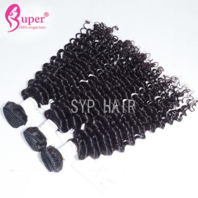 China Durable Thick Peruvian Deep Curly Virgin Hair Extensions From Very Young Girls for sale