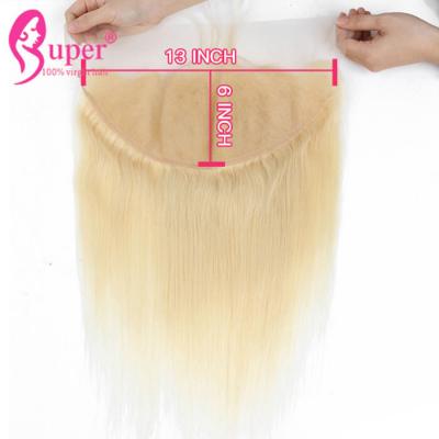 China 13x6 Transparent Lace Frontal Closure Body Wave Full Cuticle Aligned Virgin for sale