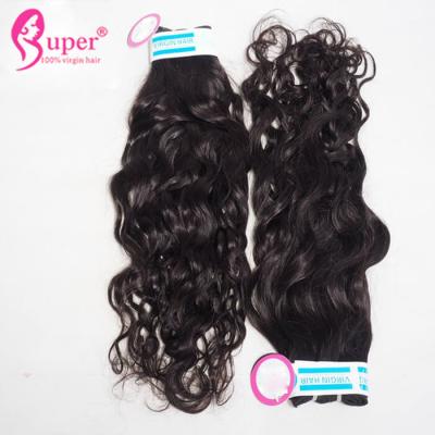 China Malaysian Human Hair Unprocessed Virgin Extension Water Wave #1b Toupee High Quality for sale