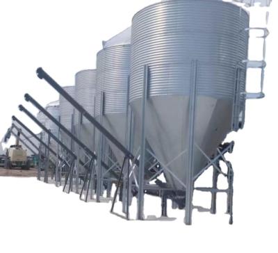 China Breeding High Quality 3000kg Silos To 30000kg Chicken Feed Storage Silo Bulk Bins Poultry Feed Equipment for sale