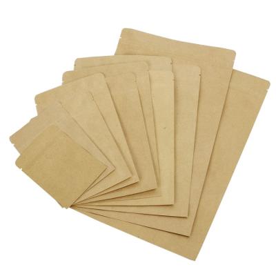 中国 Moisture Proof Zipper Top Kraft Paper Aluminum Foil Doypack Pouch Bag 販売のため