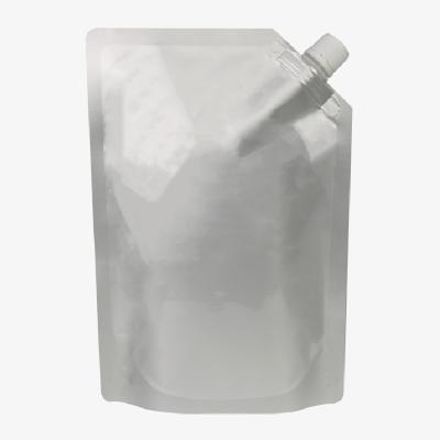 China 1000ml 18x25+4.5cm moisture proof silver color spout running pouch for sale for sale