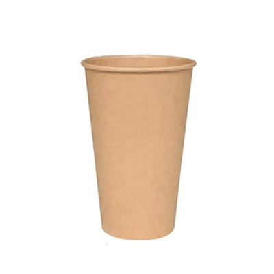 China Custom Disposable 16oz PE Paper Coated Coffee Cups for sale