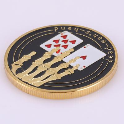 China Cheap Europe Manufacturers Custom Design Logo Poker Chips Challenge Coin Commemorative Metal Challenge Souvenir Coins for sale