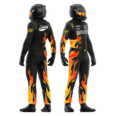 China Anti-UV Go Kart Suit Custom Go Kart Racing Suit Design Your Own Kart Racing Auto Racing Sets Cordura Sportswear Suit Motorcycle Kids for sale