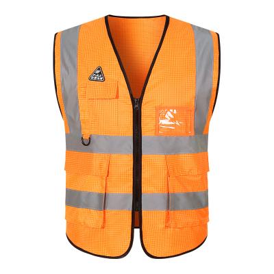 China Safety Vest Reflective Anti-Static Safety Reflective Vest for sale