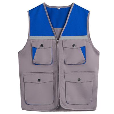 China Outdoor Mens Breathable Mesh Photographer And Drill Vest Fishing for sale