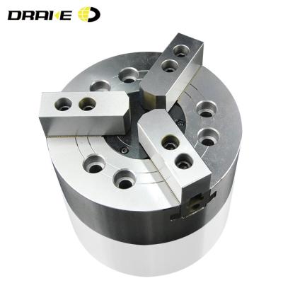 China Steel Hydraulic Chuck 3 Jaw Through-Hole Vertical Lathe Chuck for sale