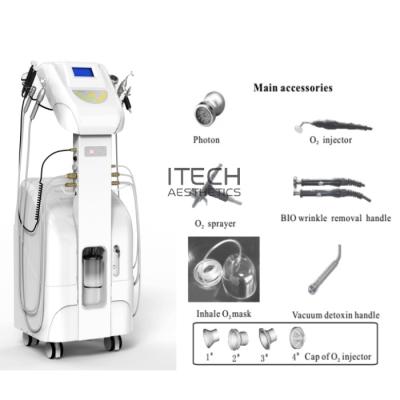 Chine Machine faciale de l'oxygène multifonctionnel, système de peau de jet de l'oxygène pour la peau serrant l'équipement à vendre