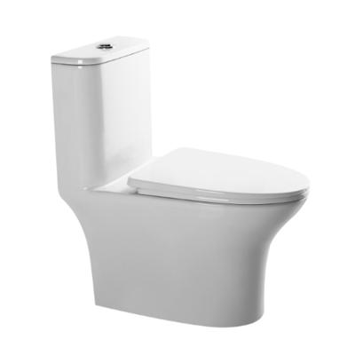 China Double-flush Most Popular Classical Chinese Peep Toilet Siphon Style Design One-Piece Toilet for sale