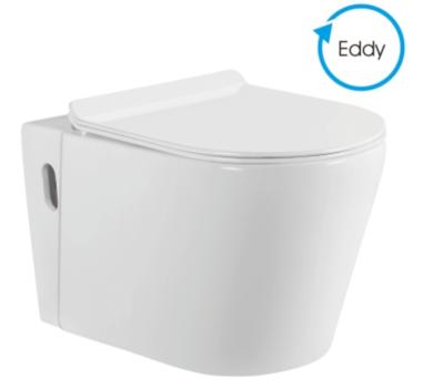 China Concealed 200520European standard wall mounted ceramic tank hangend rimless toilet wall-hung toilet wall hung toilet for sale