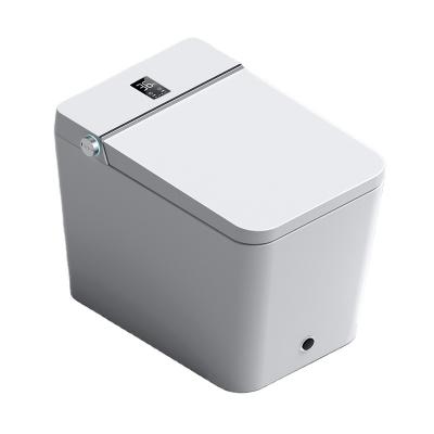 China Hidden Cistern 764Bathroom Square Intelligent Smart Electric Bidet One Piece Toilet High Quality Multi Ware for sale