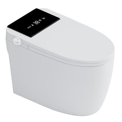 China 645Hot Sales Intelligent Smart Electric Bathroom Bidet One-Piece Round Toilet Concealed Toilet Tank for sale