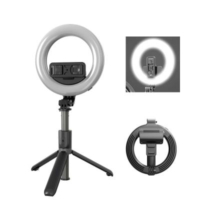 China L07 Portable 3 in 1 Stick Hand Held Selfie Ring Light Selfie Stick For Live Stream from Tripod for sale