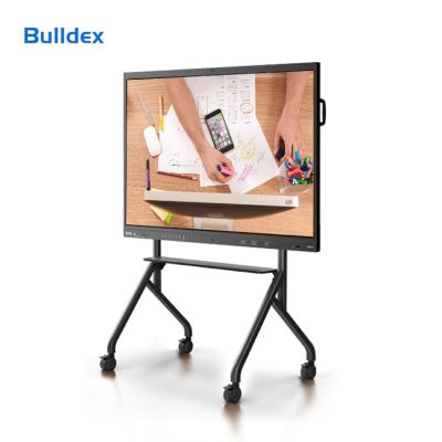 China 55 Inch School Desk Panel Smart Portable Board Teacher Interactive Whiteboard Digital Flat Panel For Classroom for sale