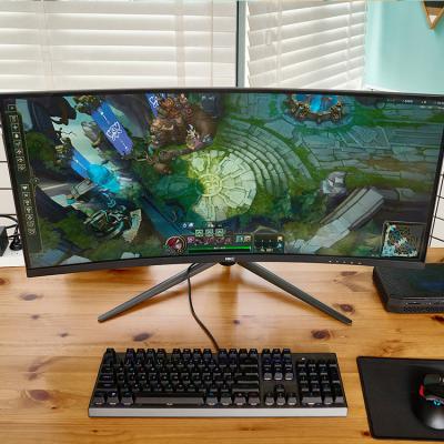 China 34 Inch Curved Monitor 4k 60hz Frameless Led Gaming PC Monitor 27 Led Monitor TG34C3U 34