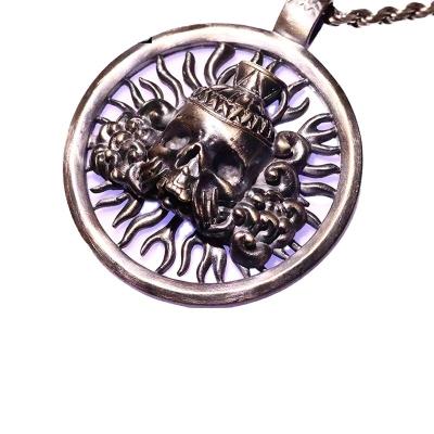 China 925 Silver Aquarius Zodiac Men's Pendant Special Craftsmanship 925 Silver Plated Real Gold High Jewelry for sale