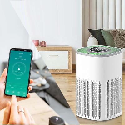 China Wifi Guangdong mini desktop personal hepa air purifier for sale