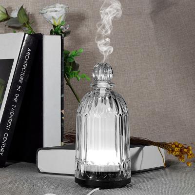 China Color Changing LED Light 120ml Transparent Glass Defusers Electric Aroma Diffuser Thailand for sale