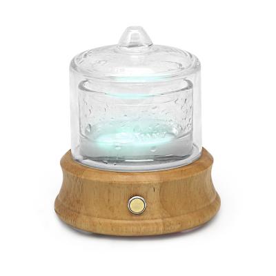 China Eco-friendly Mini Built-in Glass Diffuser/No Rechargeable Battery USB Humidifier Air Diffuser Plastic Essential Oil Diffuser for sale