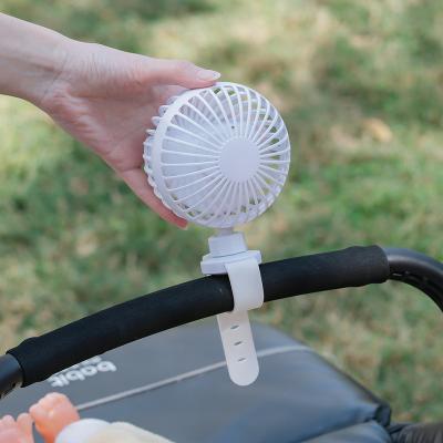 China Stroller Fan For Handheld Fan Mini Portable Rechargeable Electric Baby New Product Battery Charging Fan for sale