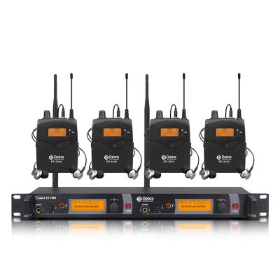 China Headset Microphone Debra Audio ER-2040 In-Ear UHF Wireless Monitor System, 150M Range Of Receiving Distance,For Multi-Person Stage Performances. for sale