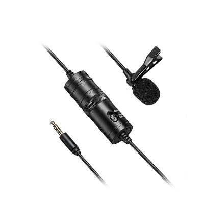 China Lavalier Microphone Debra Audio 3.5mm Lavalier Lapel Microphone Audio Video Recording 6m Clip On MIC For iPhone Android DSLR Camera for sale