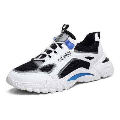 China 2022 New Custom Logo Men's Shoes Cushioning Walking Breathable Stepping Style Dad Sports Shoes Fashionable Stepping Running Shoes for sale