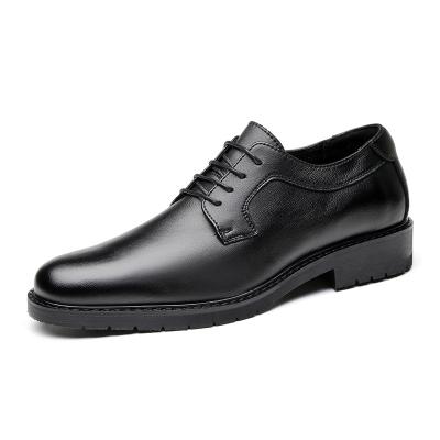 China 2022 new size cow leather shoes 2022 new first layer cowhide breathable business casual dress lace up men's shoes for sale