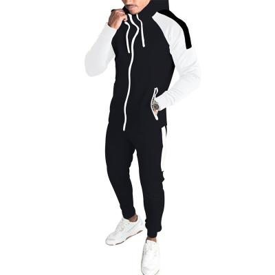 China Breathable 2021 Fashion Sweatsuit Winter Tops Customizable Mens Hoodie Sweatsuit for sale