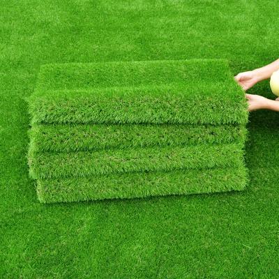 China QINGZHOU L011 20/30/40mm Green Dense Artificial Grass Carpet L011 Artificial Synthetic Turf Lawn Grass for sale