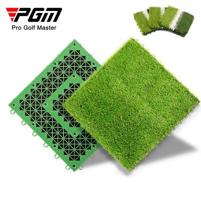 China QINGZHOU SJB001 Natural Artificial Anti-slip Puzzle Flooring Tile Grass Artificial Grass For Garden 32*32 for sale