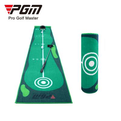 China Golf PuttingTraining PGM TL017 Custom Putting Trainer Mat Portable Golf Putting Mat for sale