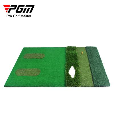 China Golf Practice PGM DJD010 1.5M Multi Practice Golf Hitting Turf Mat Tee Up Golf Hitting Mat for sale