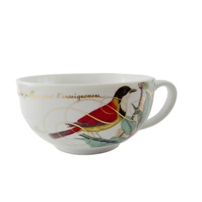 China Drinkware 100ml Cartoon Fashion Design Espresso Coffee Cups Ceramic Mug / Viable Bird for sale