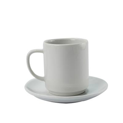 China Disheasher Disposable Porcelain Vintage Safe Simple Modern Small Size Tea Cups And Saucers For Hotel for sale