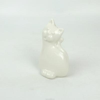 China Sustainable Ceramic Salt and Pepper Stoneware Cat Shape Pepper Bottle Wedding Salt Pepper Bottle for sale