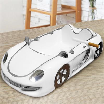 China Ceramic creative table family personality ashtray car smoking accessories living room accessory for sale