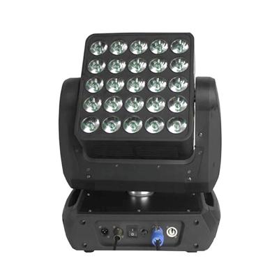 China High Power 25PCS 12W RGBW 4in1 LED Matrix Hotel Moving Lighting for sale