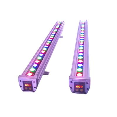 China Hotel Wash Spotlight 12pcs/18pcs/24pcs/36pcs City Color Wall Washer LED Bar Stage Light for sale