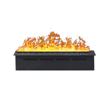 China Hotel Insert Recessed Wall Mounted Electric Fireplace With Remote Control for sale