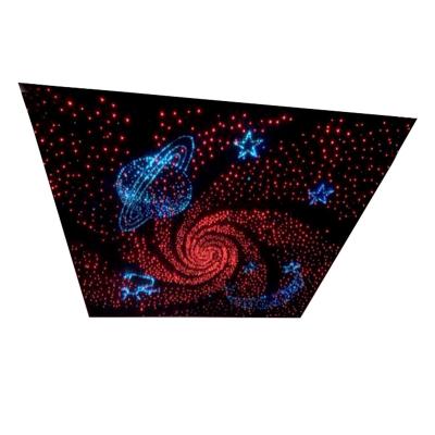 China Hotel Aluminum Case LED Star Ceiling Panel With Metro Planet Nebula Effects By Remote Control for sale