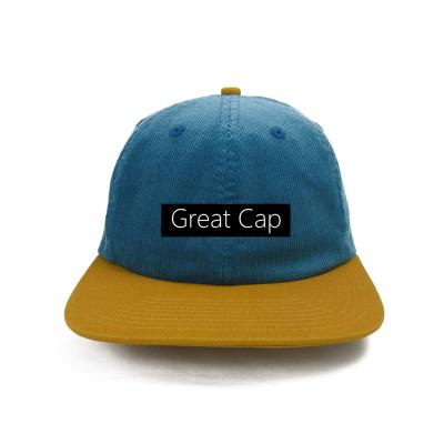 China JOINT Unstructured Custom Label Sports Hat Bulk Snapback Hats for sale