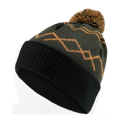 China COMMON Jacquard Hat For Women Wholesale Luxury Hats Winter Vintage Knit Logo Beanie for sale