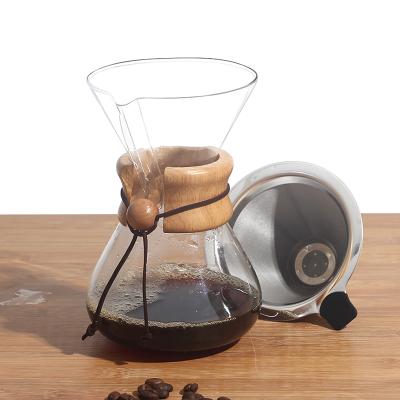 China High Quality Viable Borosilicate Glass Coffee Pot Dallah Coffee Pot With Infuser for sale